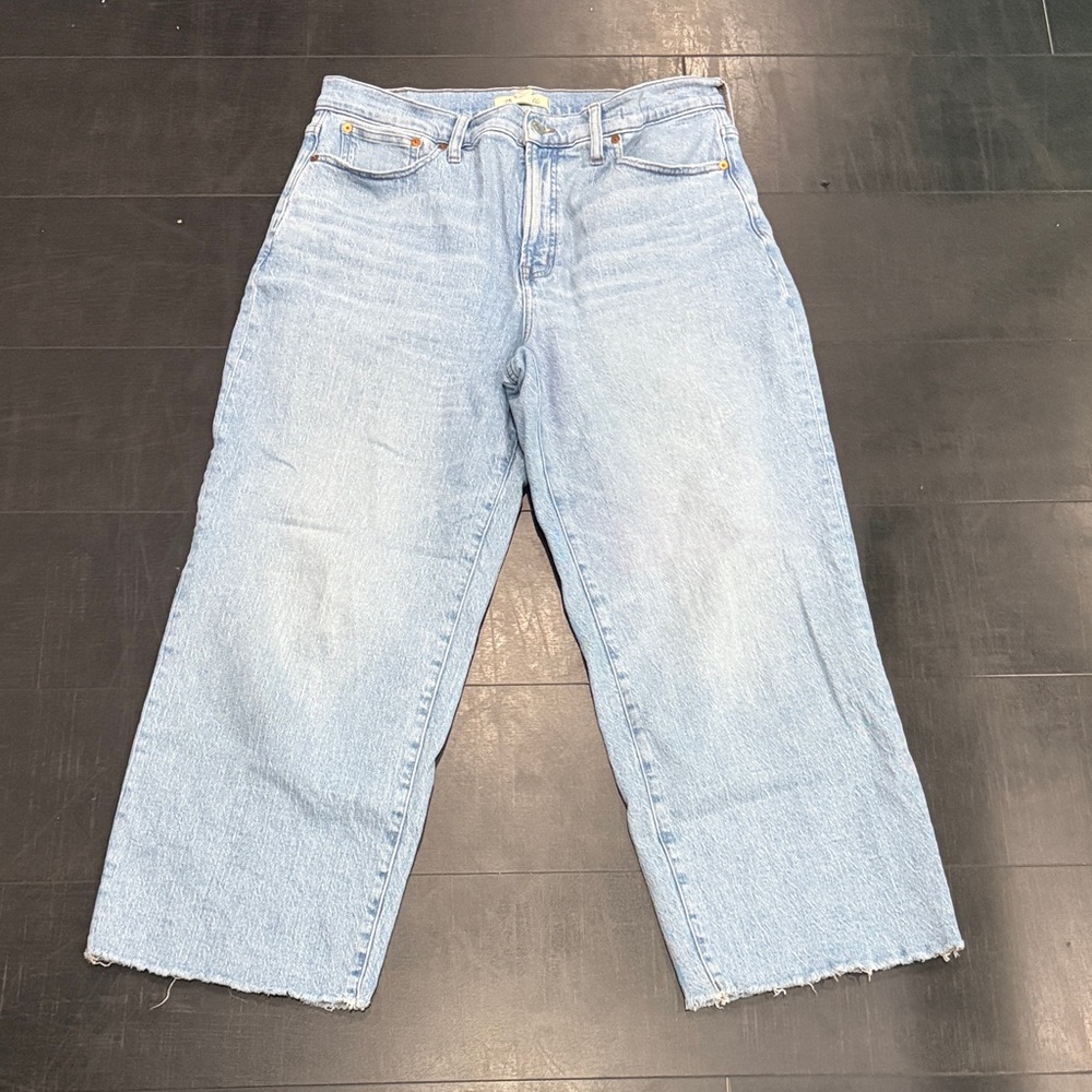 Madewell The Perfect Vintage Wide Leg Crop Jean